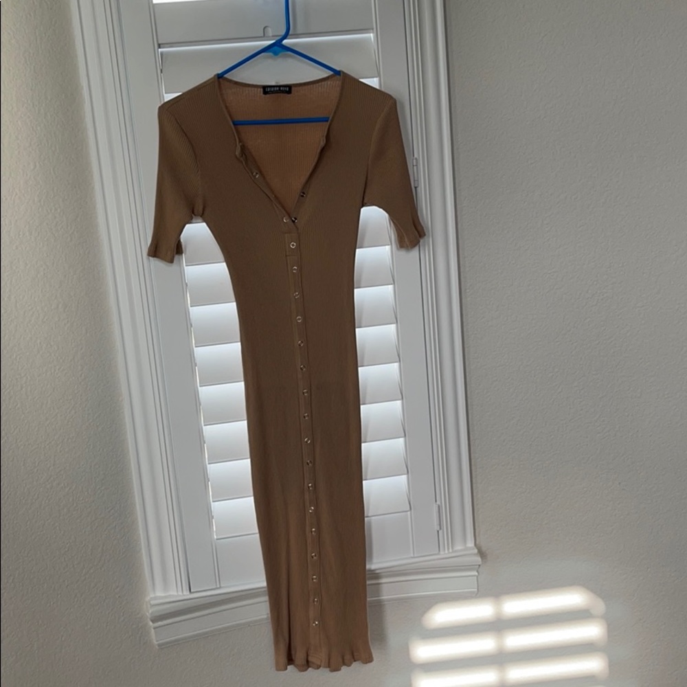 Fashion nova knew length dress